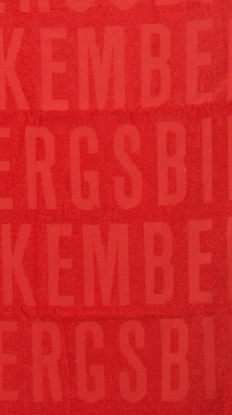 Telo mare bikkembergs rosso