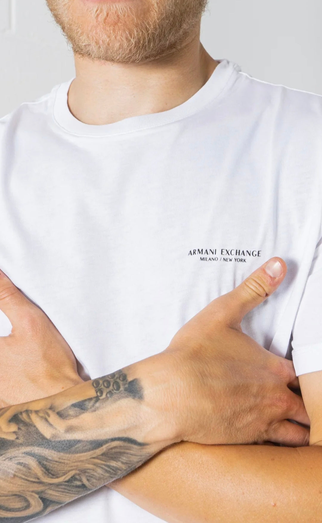 T-shirt armani Exchange bianco