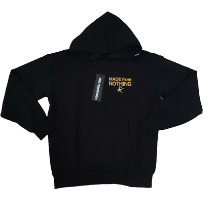 Tuta M. F. N nero logo in oro