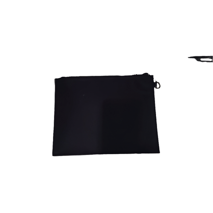 Pochette icon nera con logo bianco