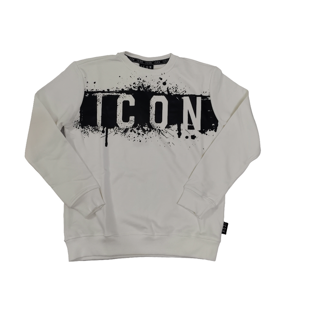 Felpa icon bianca