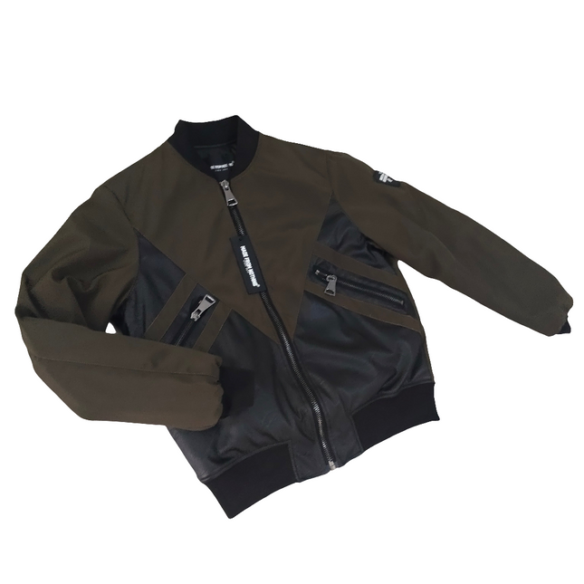 Giacca M. F. N nera e verde