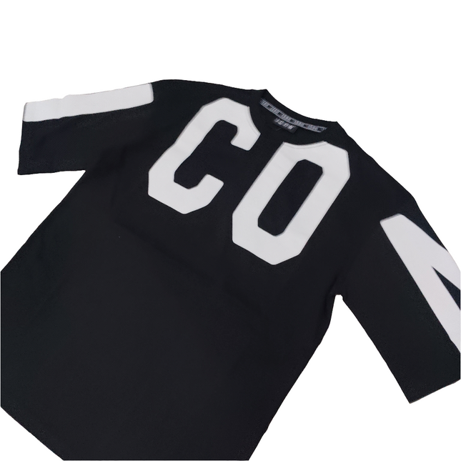 T-shirt icon nera over  size