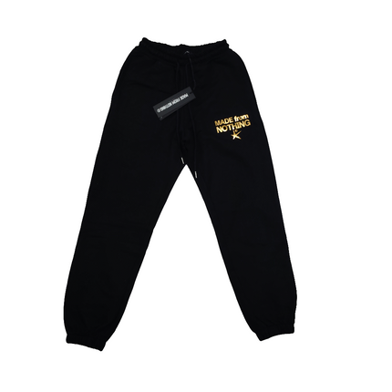 Tuta M. F. N nero logo in oro