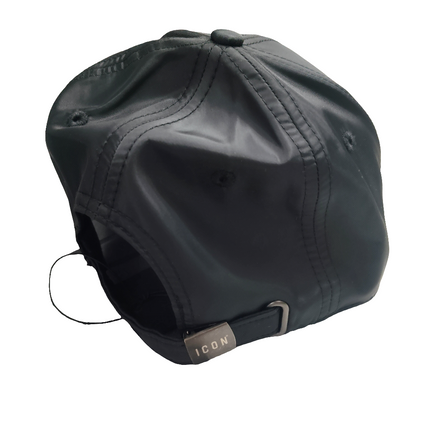 Berretto in tessuto tecnico nero