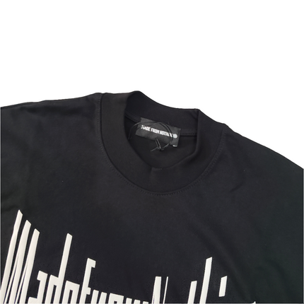 T-shirt M. F. N nera fit over size