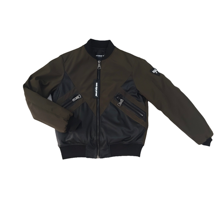 Giacca M. F. N nera e verde