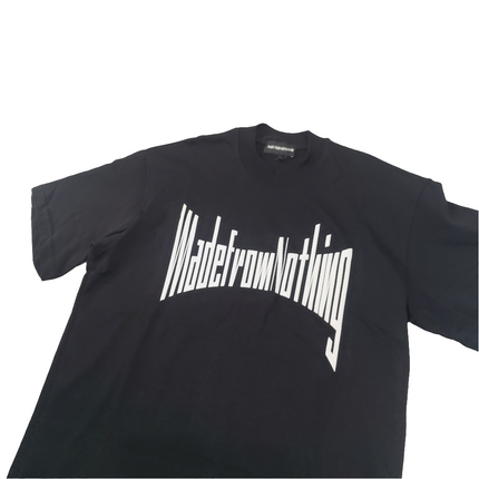 T-shirt M. F. N nera fit over size