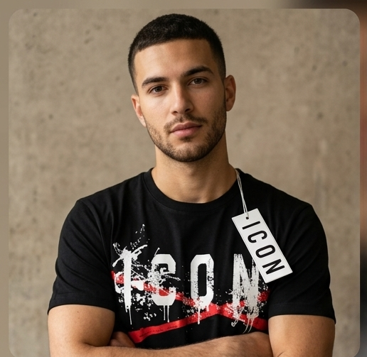 T-shirt icon nera