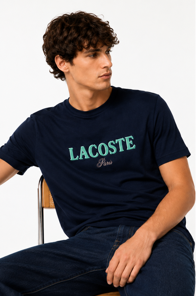 T-shirt lacoste blu navy
