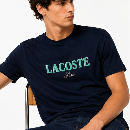 T-shirt lacoste blu navy