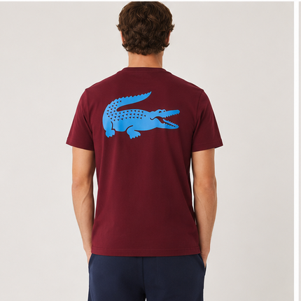 T-shirt lacoste bordeaux