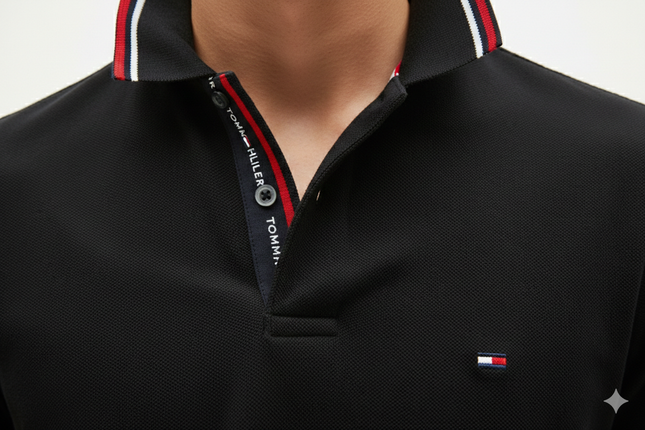 Polo Tommy hilfiger nera