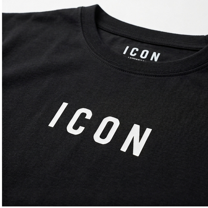 T-shirt icon underwrar bianaco-nero