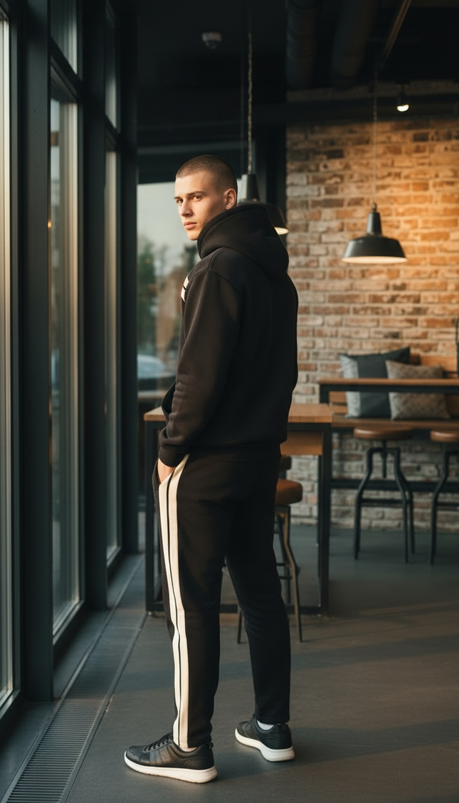 Tuta M.f.n con banda beige