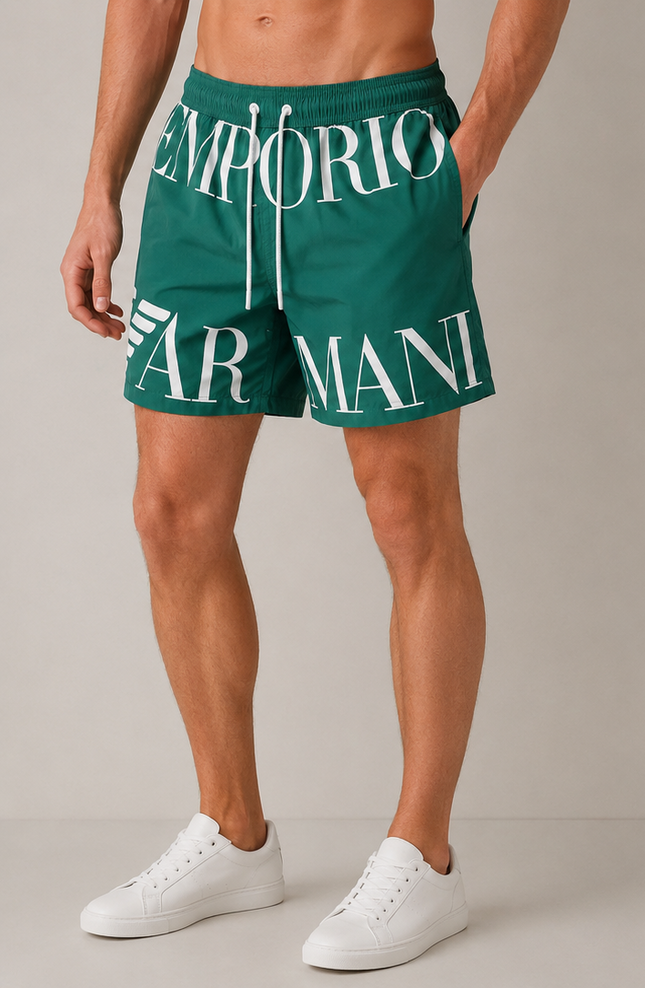 Costume da bagno armani verde