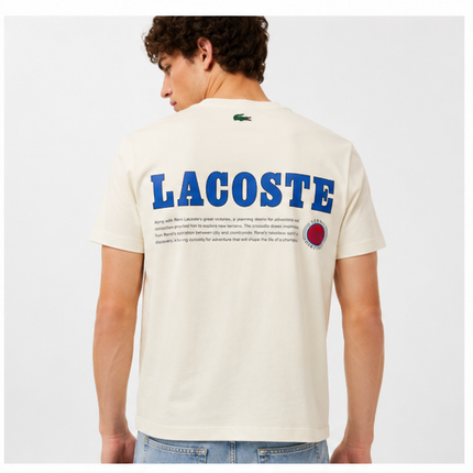T-shirt lacoste beige