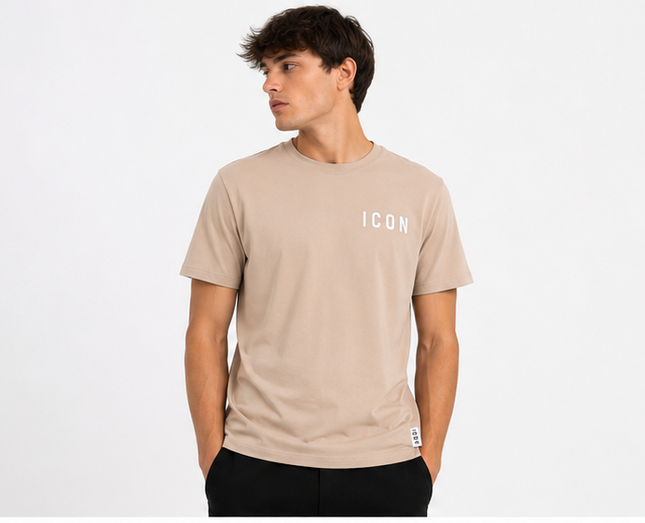 T-shirt icon beige
