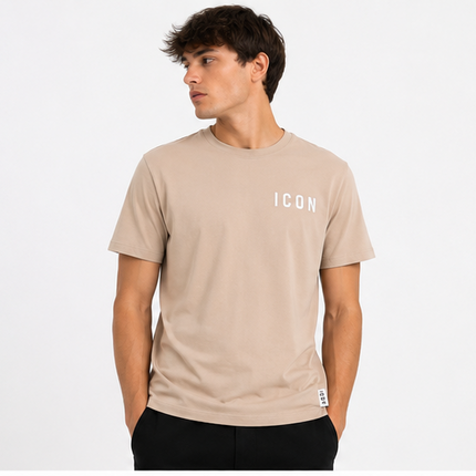T-shirt icon beige