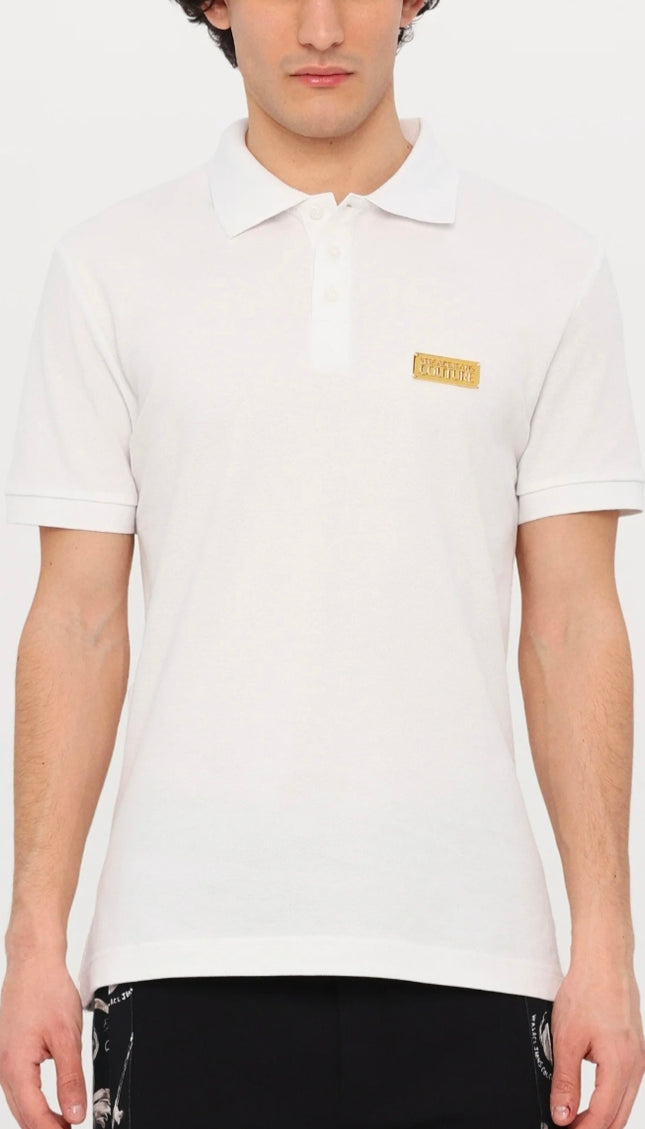 Polo versace couture bianca