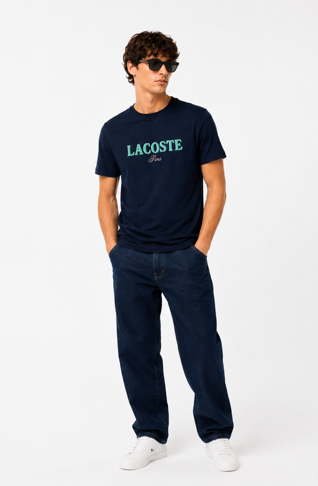 T-shirt lacoste blu navy