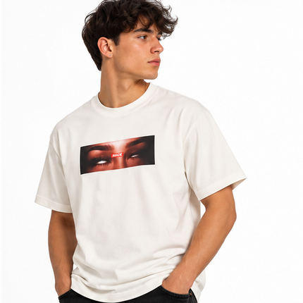 T-Shirt Made From Nothing – Nero / Bianco Panna