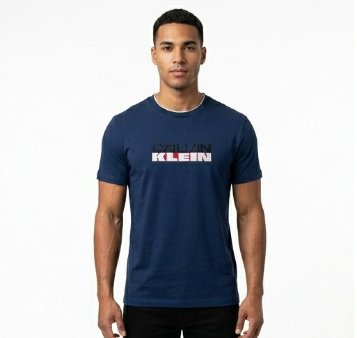 T-shirt Calvin Klein jeans blu