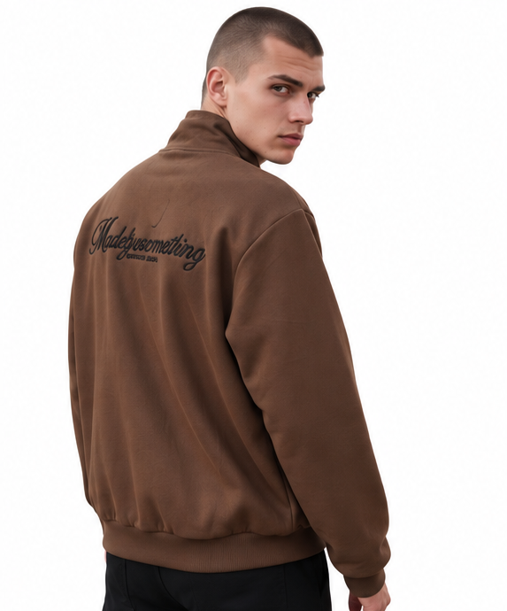 Giacca bomber in daino Made From Nothing