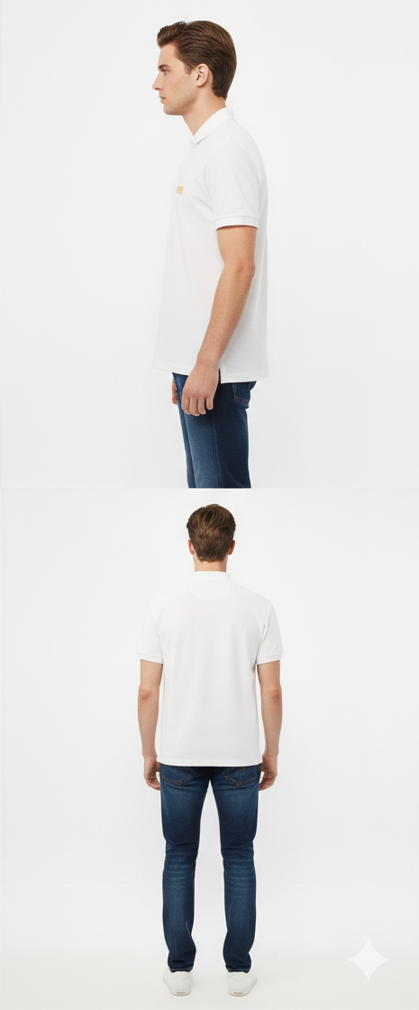 Polo versace couture bianca