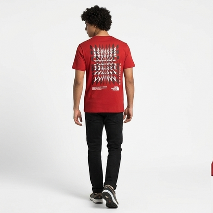T-shirt the North face rossa