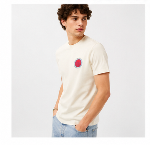 T-shirt lacoste beige