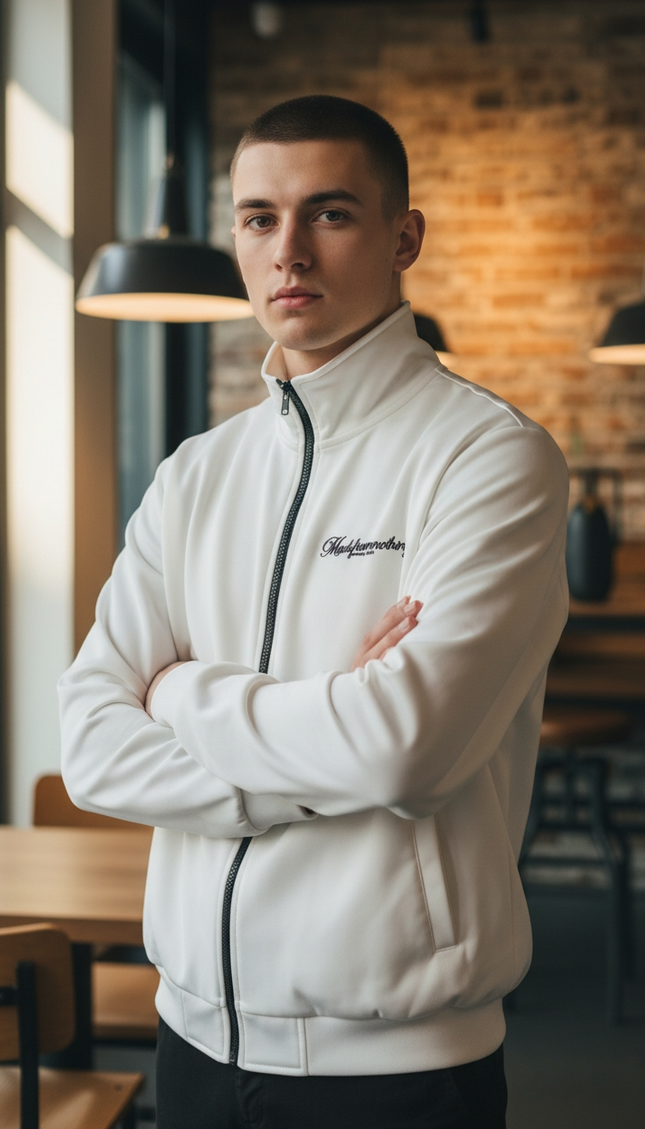 Giacca M. F. N bianca