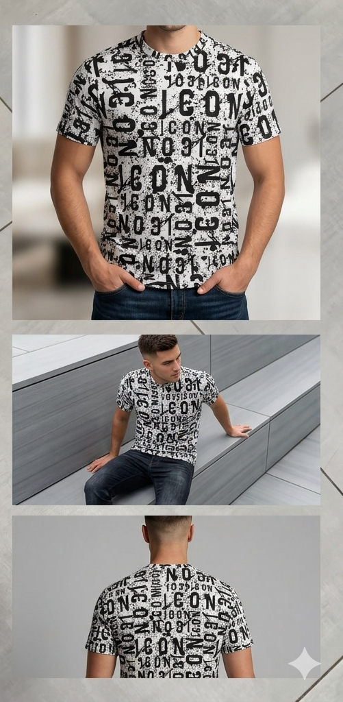 T-shirt icon tutte logate