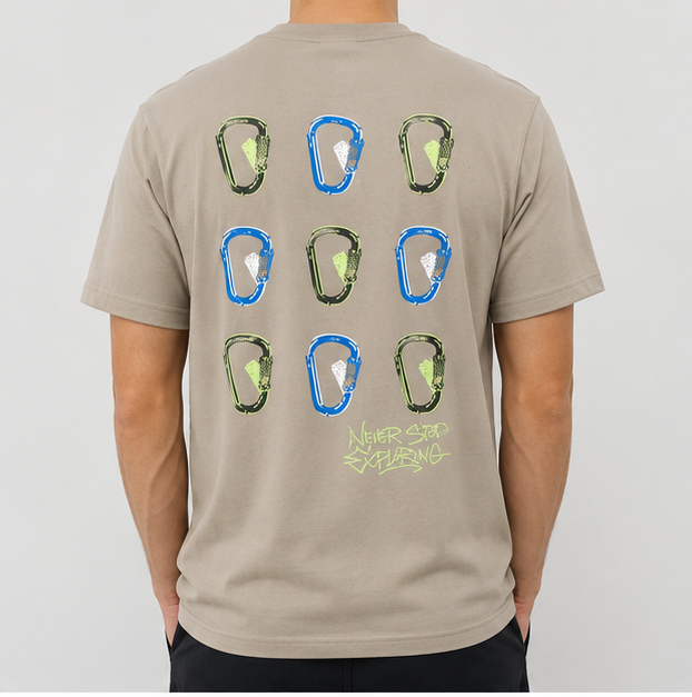 T-shirt The North Face Never Stop Exploring – Nero / Sabbia