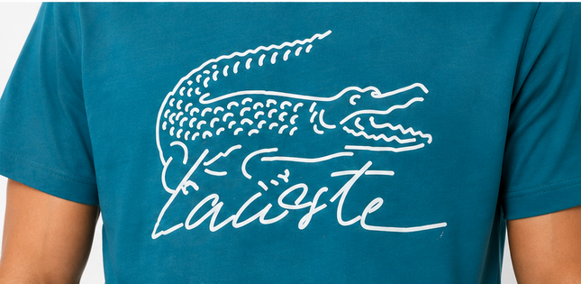T-shirt Lacoste turchese