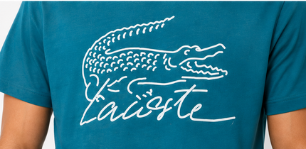 T-shirt Lacoste turchese