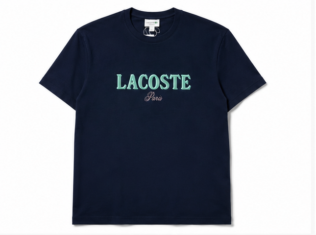 T-shirt lacoste blu navy