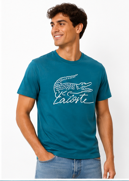 T-shirt Lacoste turchese