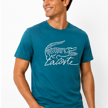 T-shirt Lacoste turchese