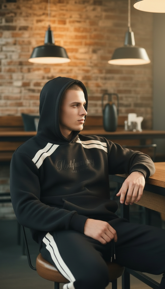 Tuta M.f.n con banda beige