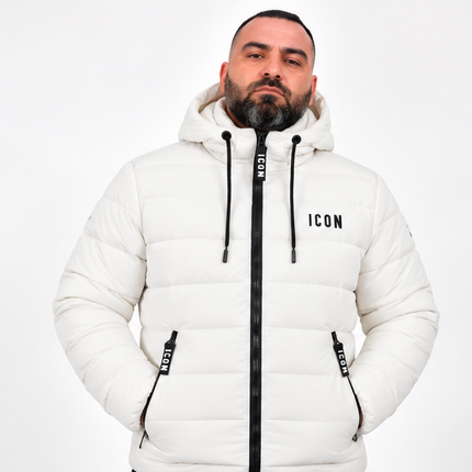Giubbotto Uomo ICON Nero/Grigio/Bianco