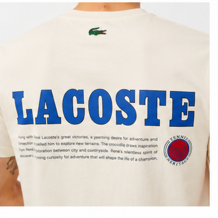T-shirt lacoste beige