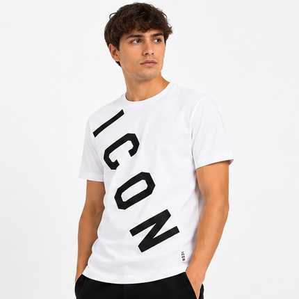 T-shirt icon logo diagonale