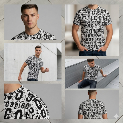 T-shirt icon tutte logate