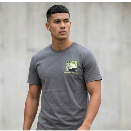 T-shirt North face nera/grigio/bianco