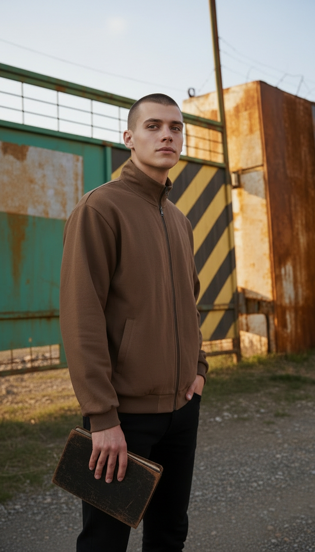 Giacca M. F. N marrone