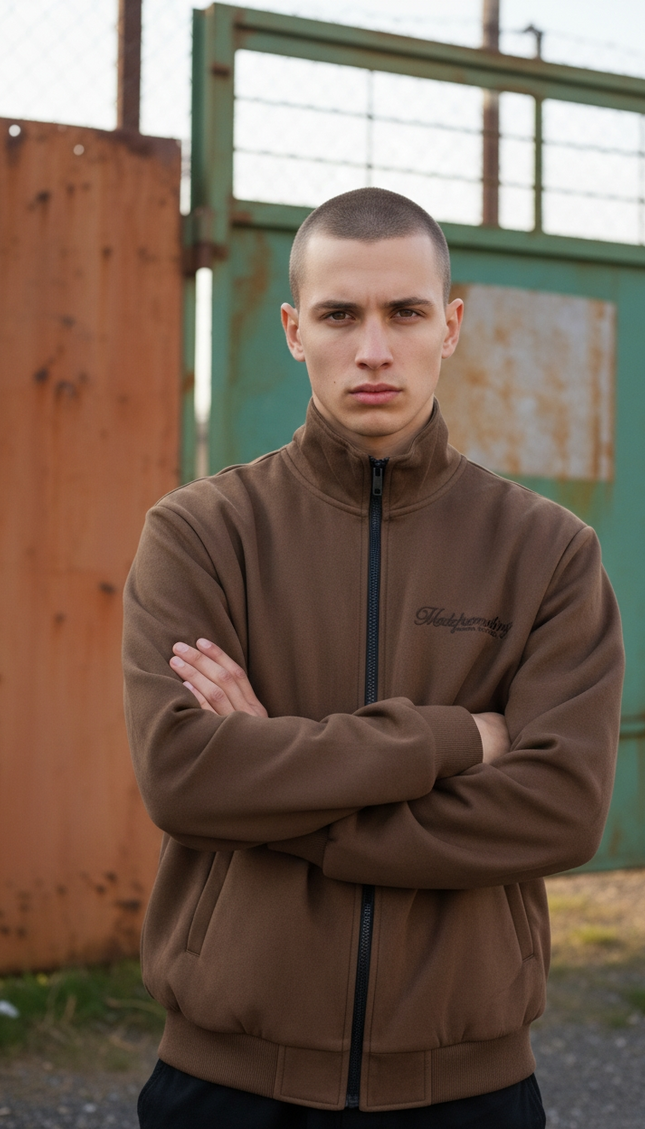 Giacca M. F. N marrone