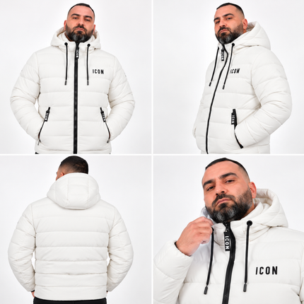 Giubbotto Uomo ICON Nero/Grigio/Bianco