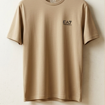 T-shirt aramani bianca/ beige