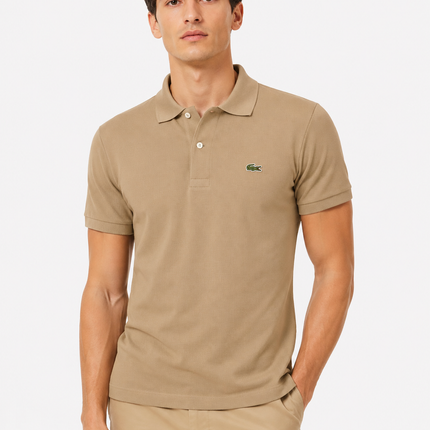 Polo lacoste nera/blu/celeste/beige